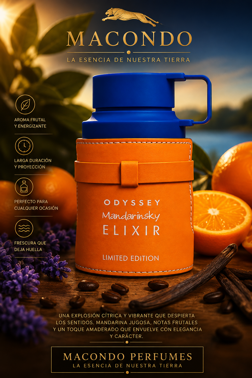 Odyssey Mandarin Sky Elixir – Armaf — Macondo Perfumería